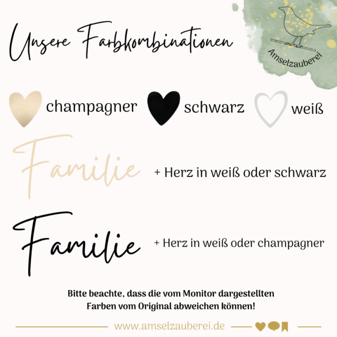 Bilderrahmen "Familie" - schwarz – Bild 4