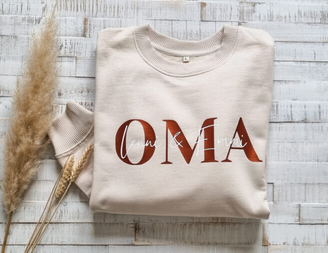 Sweater Oma personalisiert Enkel geschenk