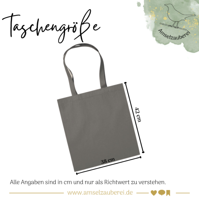 Baumwolltasche personalisiert Geschenk Oma Opa Mama