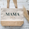 Mama Tasche personalisiert Geschenk Shopper Jute