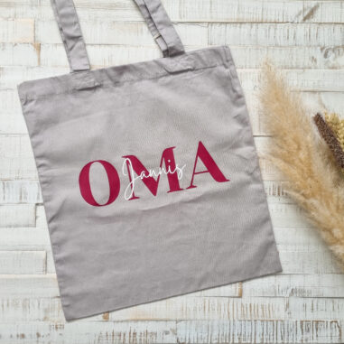 Oma Shopper Personalisiert Tasche Jutebeutel Geschenk