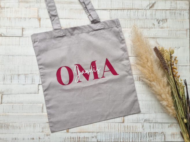 Oma Shopper Personalisiert Tasche Jutebeutel Geschenk