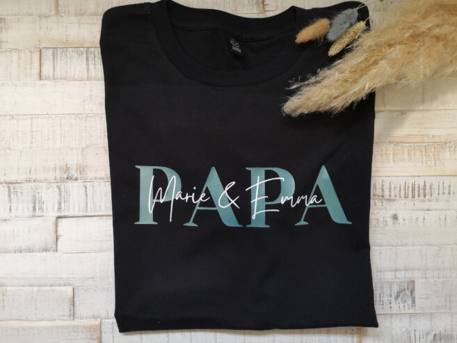 Personalisiertes T-Shirt "Papa" – Bild 3