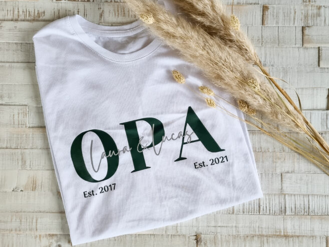 Personalisiertes T-Shirt "Opa"