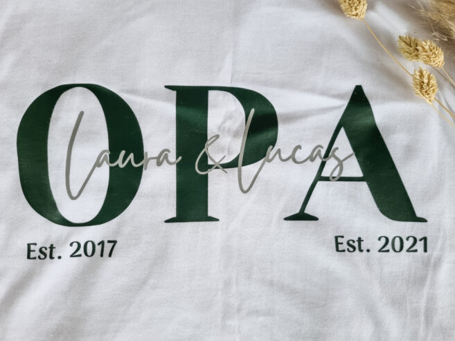 Personalisiertes T-Shirt "Opa" – Bild 2