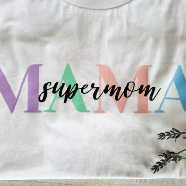 Supermom Mama Tshirt Muttertag Geburtstag Geschenk Pastell