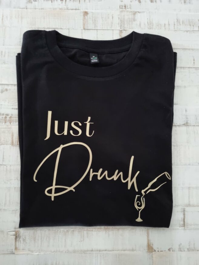 Junggesellenabschied T-Shirt "Just drunk" – Bild 2