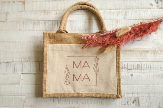 Geschenktasche Mama floral