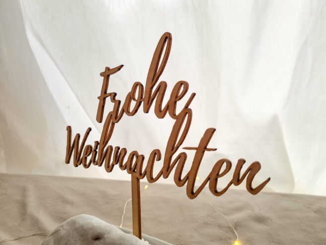 Caketopper Frohe Weihnachten – Bild 6