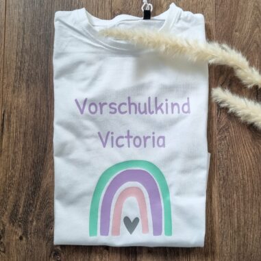 Schulkind Pastell Regenbogen Einschulung Geschenk